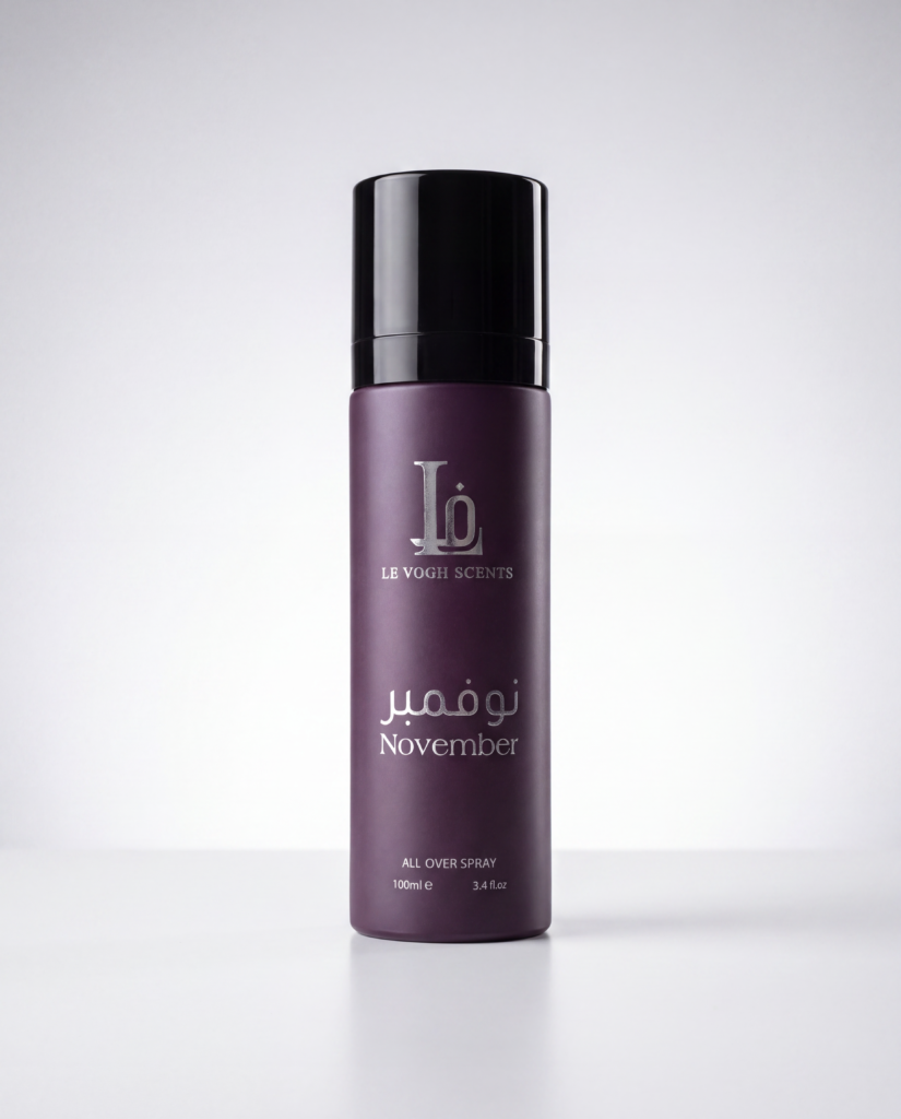 November All-Over Spray by Le Vogh – Amber, Incense and Oud